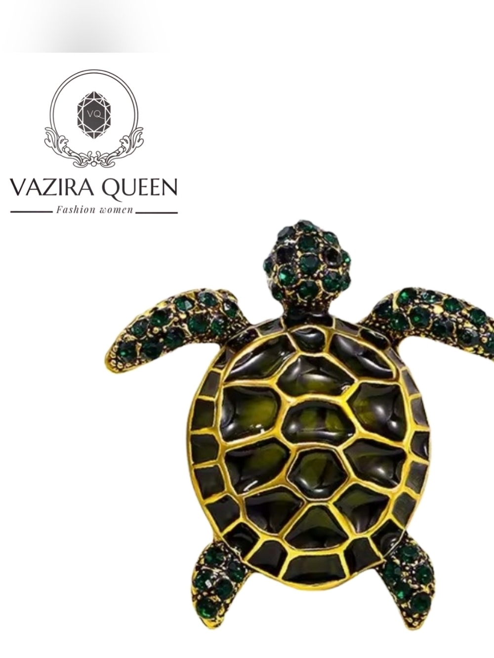 VQ Turtle Brooch